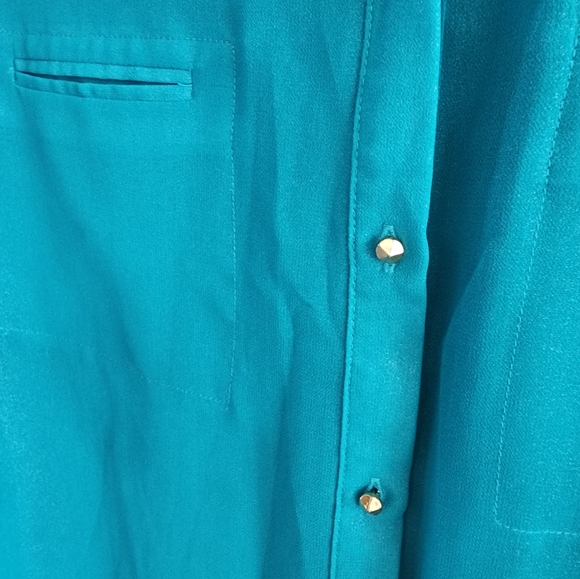 Metaphor turquoise blouse - Picture 2 of 6